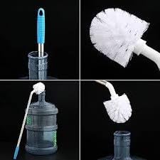 Qwid 20L Water Can Cleaning Brush - Long Handle 360° Scrubber for Narrow Neck Bottles & Containers (Pack of 2) - Ideal for Camping, Home Storage & RV Water Tanks
