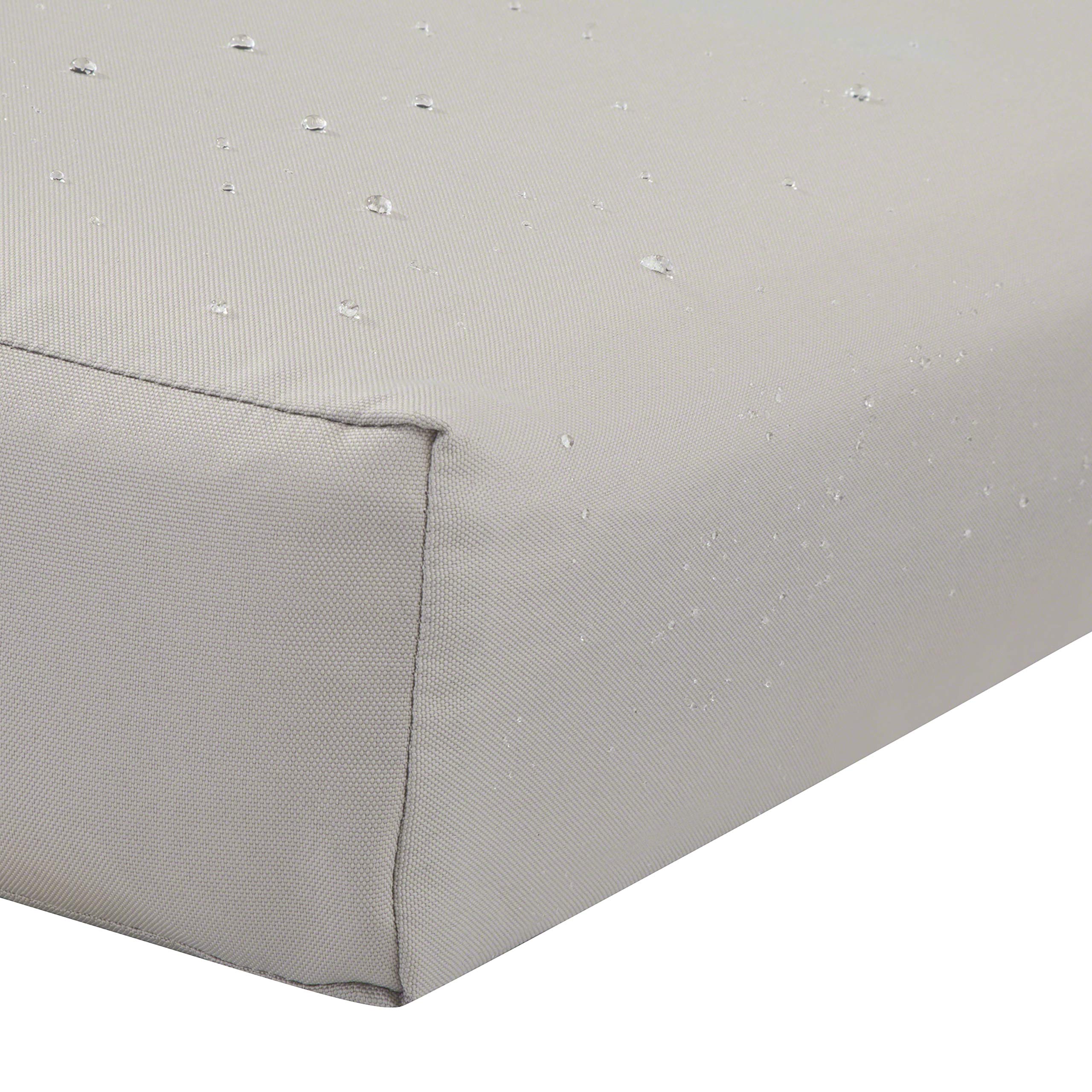 Water-Resistant Patio Chaise Cushion Cover 80x26