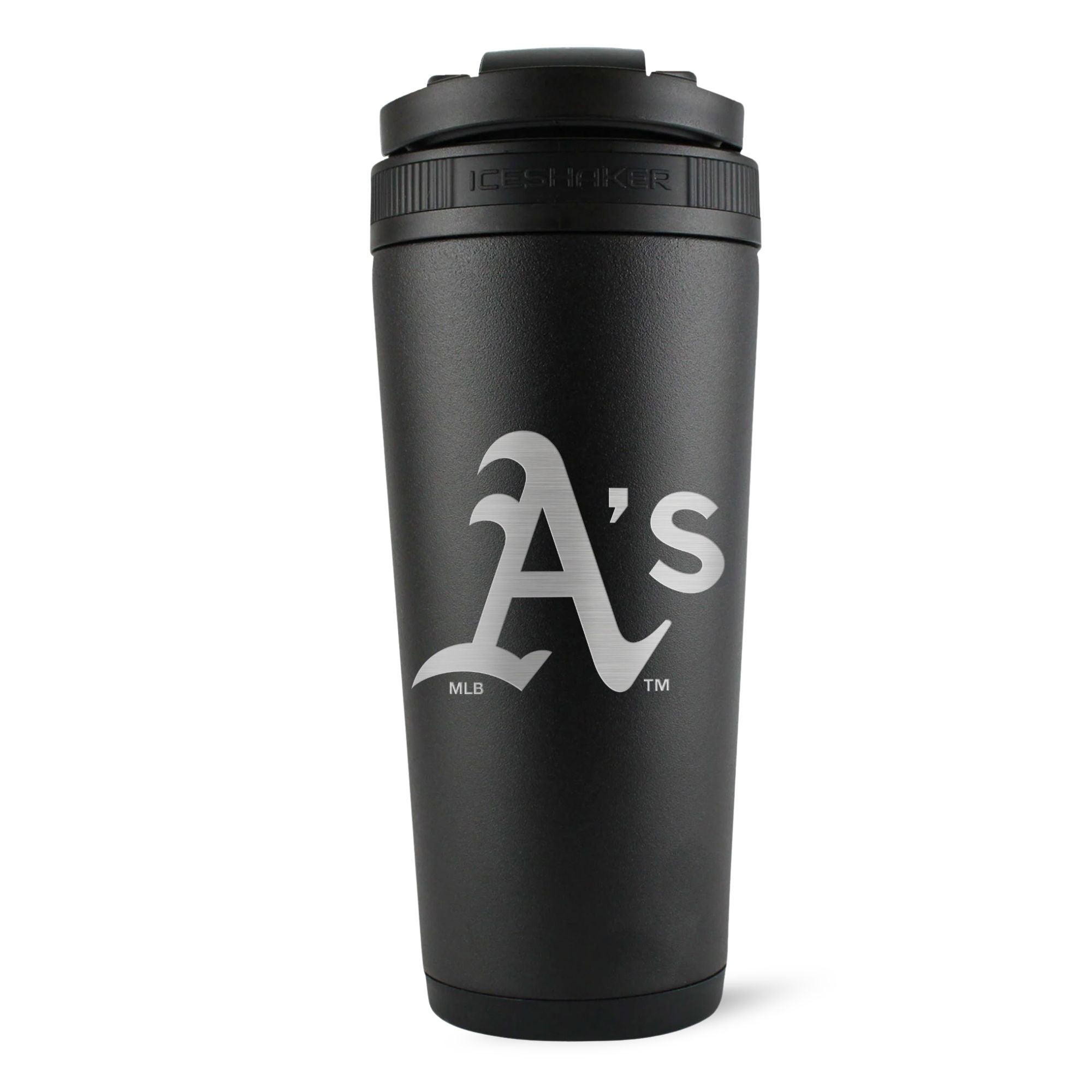 Official Oakland Athletics 26oz Insulated Stainless Steel Water Bottle - Leakproof Sports Shaker for Gym, Workouts & Outdoor Activities
