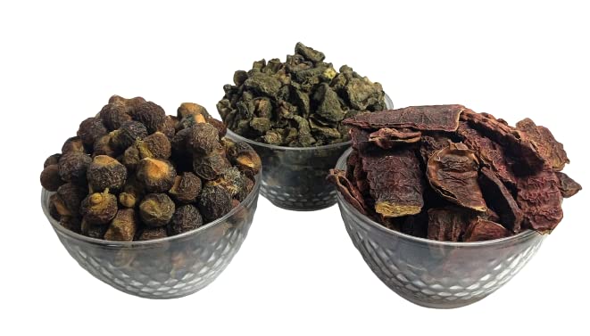 Organic Jungle Herbal Hair Treatment Combo Pack - Reetha, Amla, Shikakai (300g) for Hair Loss & Growth | Natural Ayurvedic Remedy for Dry, Damaged Hair | Perfect for DIY Hair Masks & Scalp Treatments