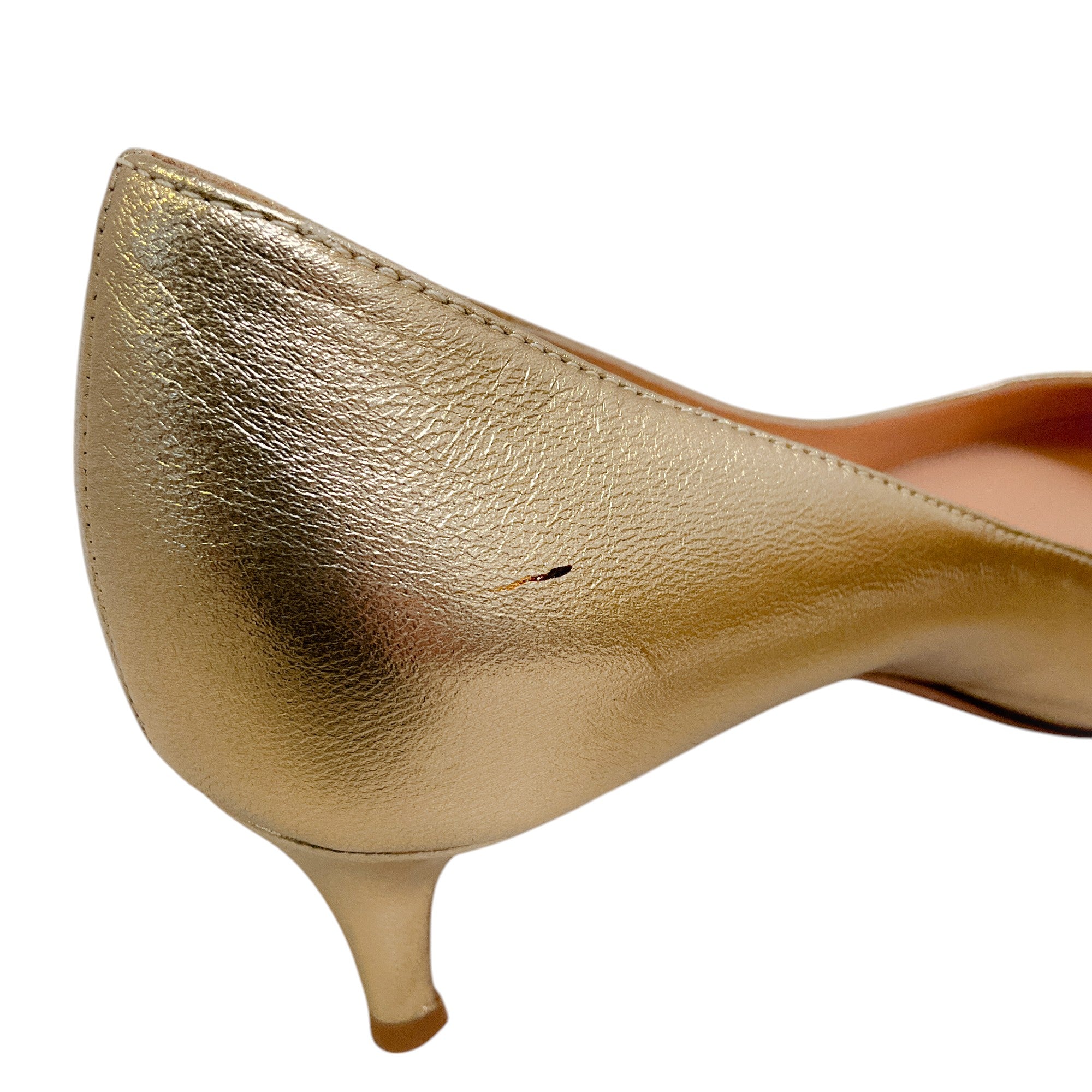 Gianvito Rossi Mekong Gold 55mm Heels - Women's Luxury High Heel Pumps for Parties, Weddings & Evening Events