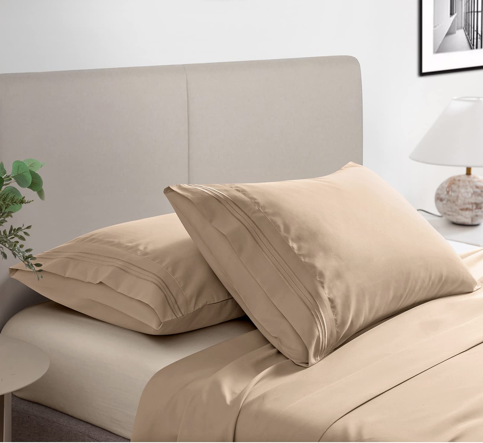 Premium 100% Microfiber King Size Pillowcases (20