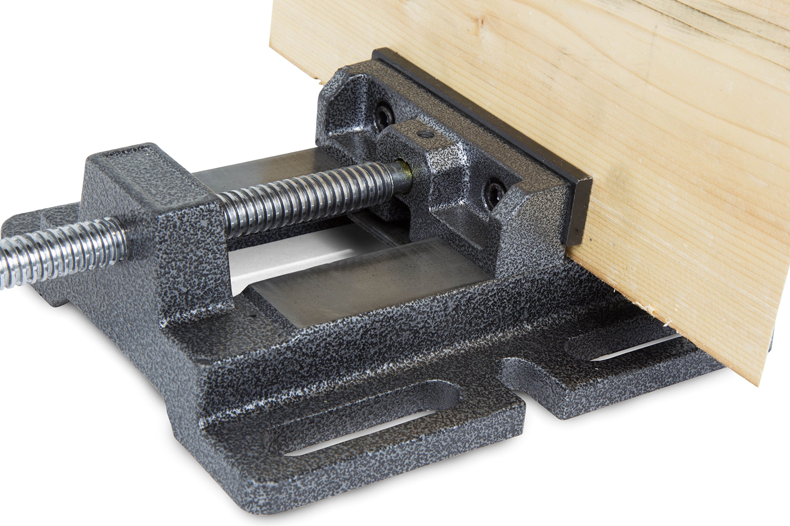 WEN 424DPV 4-Inch Heavy Duty Cast Iron Drill Press Vise - Precision Workholding for Metalworking, Woodworking & DIY Projects