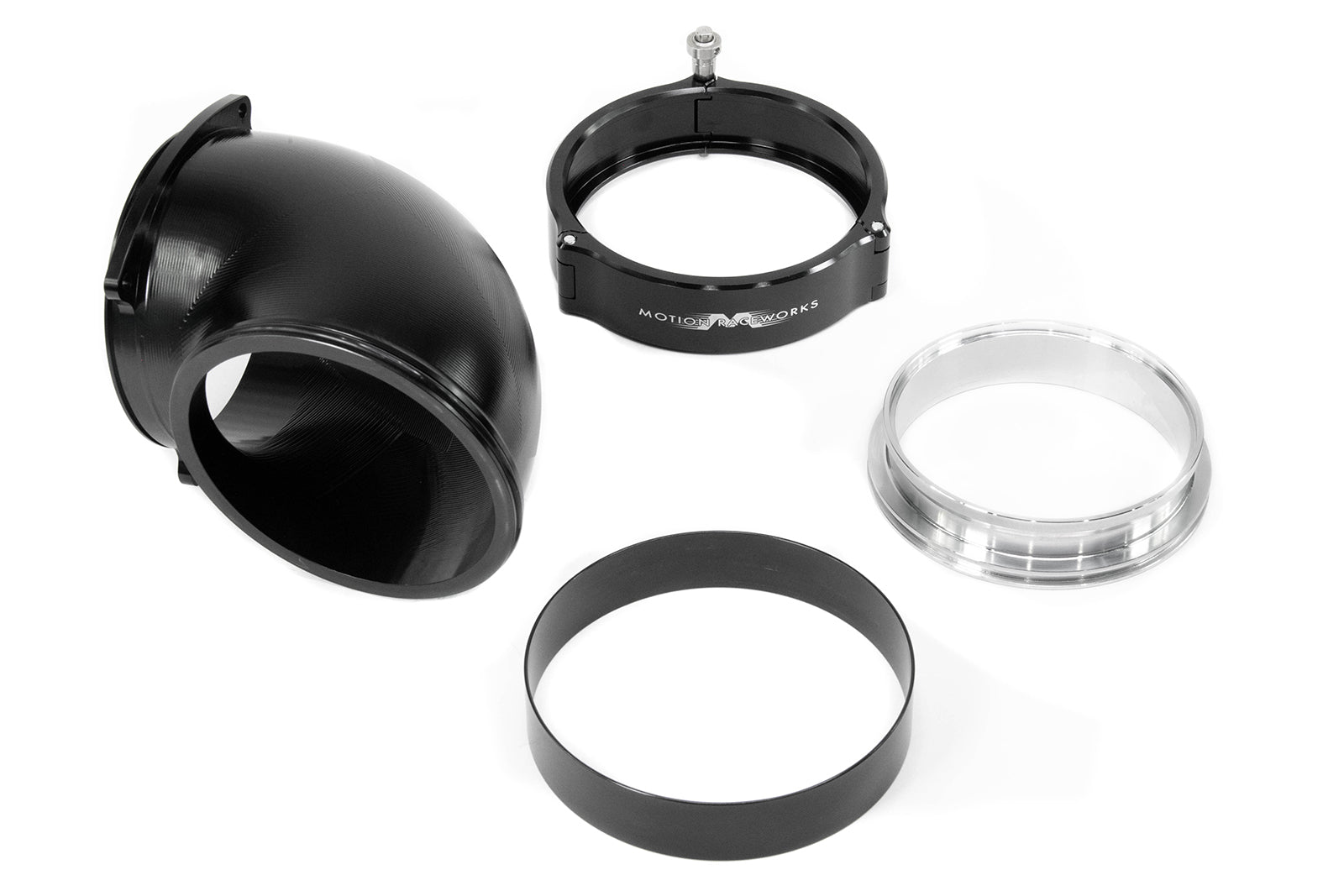 High Flow 90° Tight Radius 4 Quick Seal Attachment for ICON 92mm - Perfect for Hydraulic Systems, Construction Equipment, and Industrial Machinery