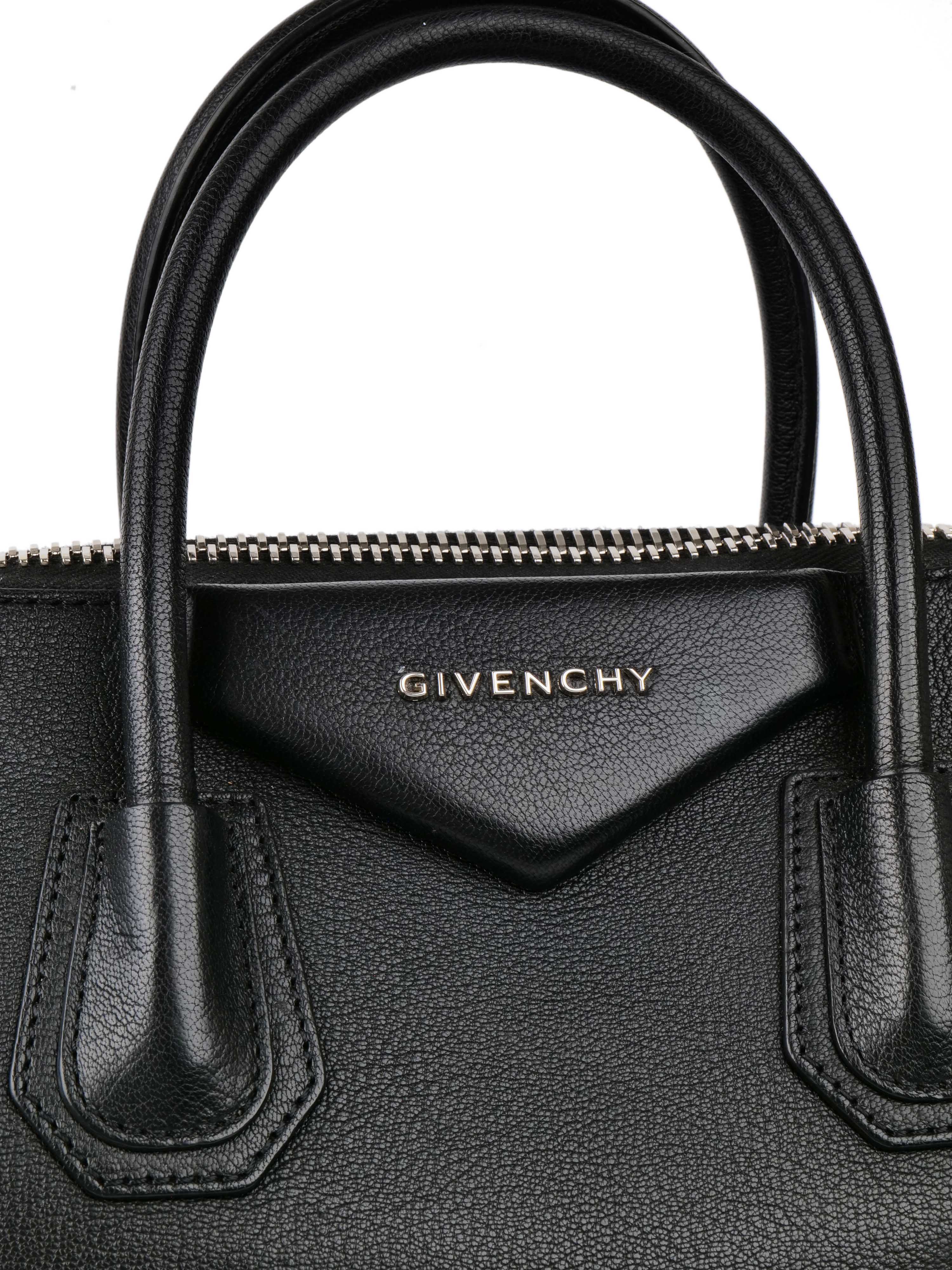 Givenchy Small Black Antigona Bag - Luxury Leather Shoulder Bag for Women | Perfect for Work, Evening Events & Travel Accessories