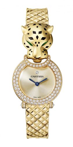 Cartier Panthere de Cartier 18K Yellow Gold Diamond Ladies Watch - Luxury Women's Timepiece for Special Occasions & Elegant Events