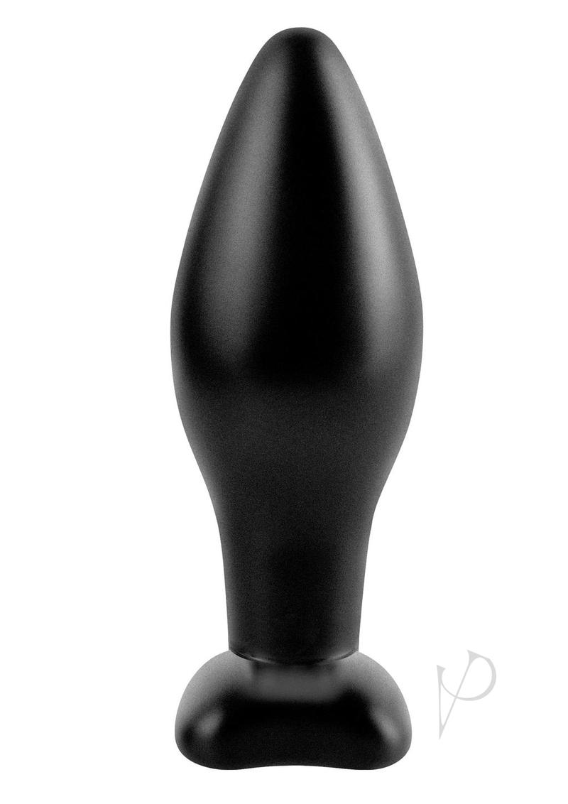 Anal Fantasy Collection - Medium Silicone Butt Plug Kit (4.25 Inch, Black) for Couples Play & Solo Pleasure - Adult Toys for Beginners & Advanced Users