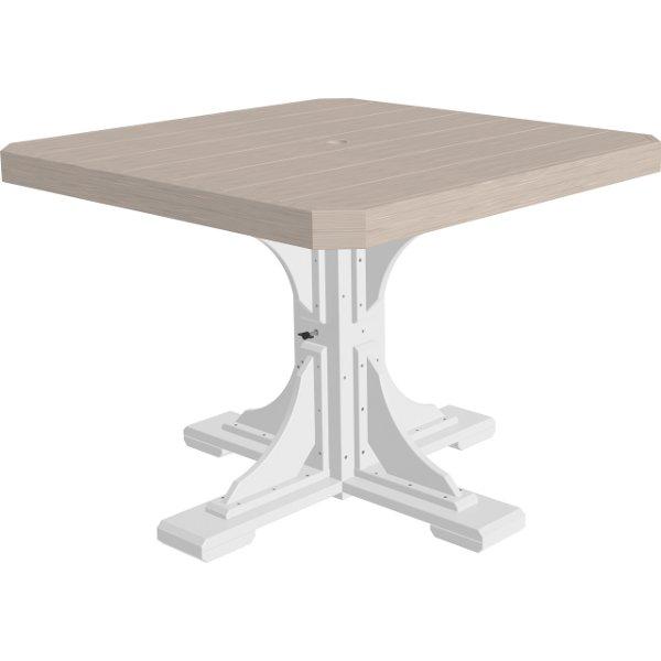 Poly 41 Square Table - Durable Outdoor Dining Table for Patio, Garden, and Backyard - Perfect for Family Gatherings and BBQs