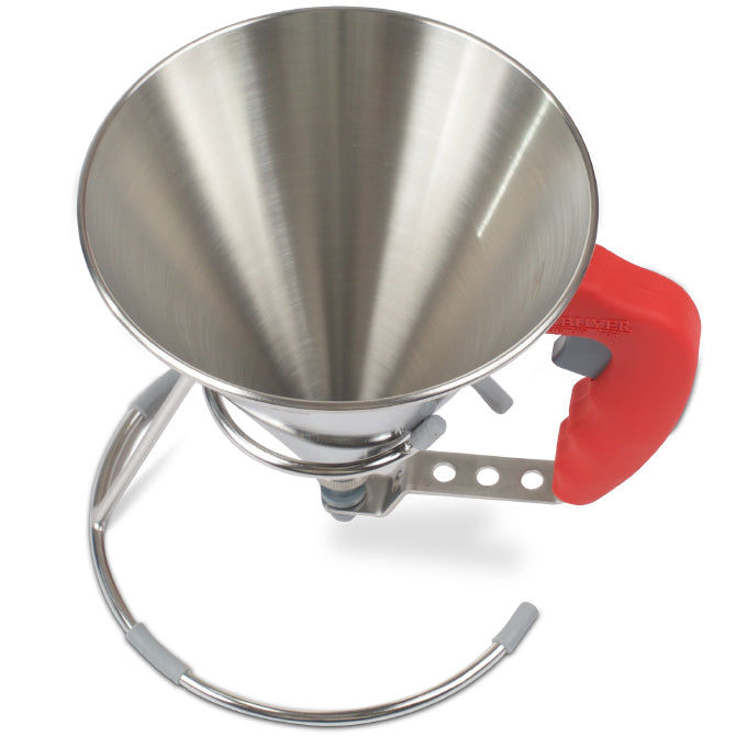 Kwik Automatic Funnel Sauce Gun - 0.84 Quarts (800ml) Squeeze Bottle for Condiments, Dressings & Cooking - Perfect for BBQ, Kitchen & Food Service Use