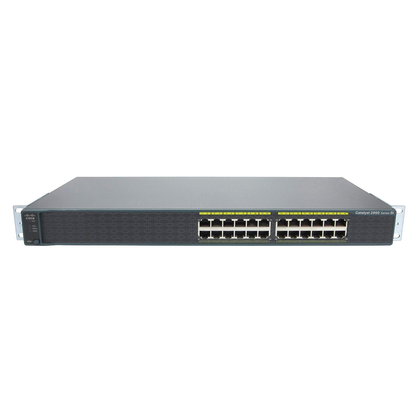 Cisco WS-C2960-24-S Catalyst 2960 24-Port 10/100 Ethernet Switch | Renewed | Ideal for Small Business & Home Office Networking