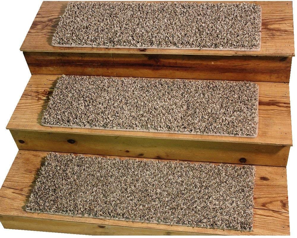 Tiger Eye 9x30 Inch Dog Assist Carpet Stair Treads - Non-Slip Pet Stair Mats Set of 15 with Double Sided Carpet Tape - Perfect for Elderly Dogs, Pets with Mobility Issues & Home Safety