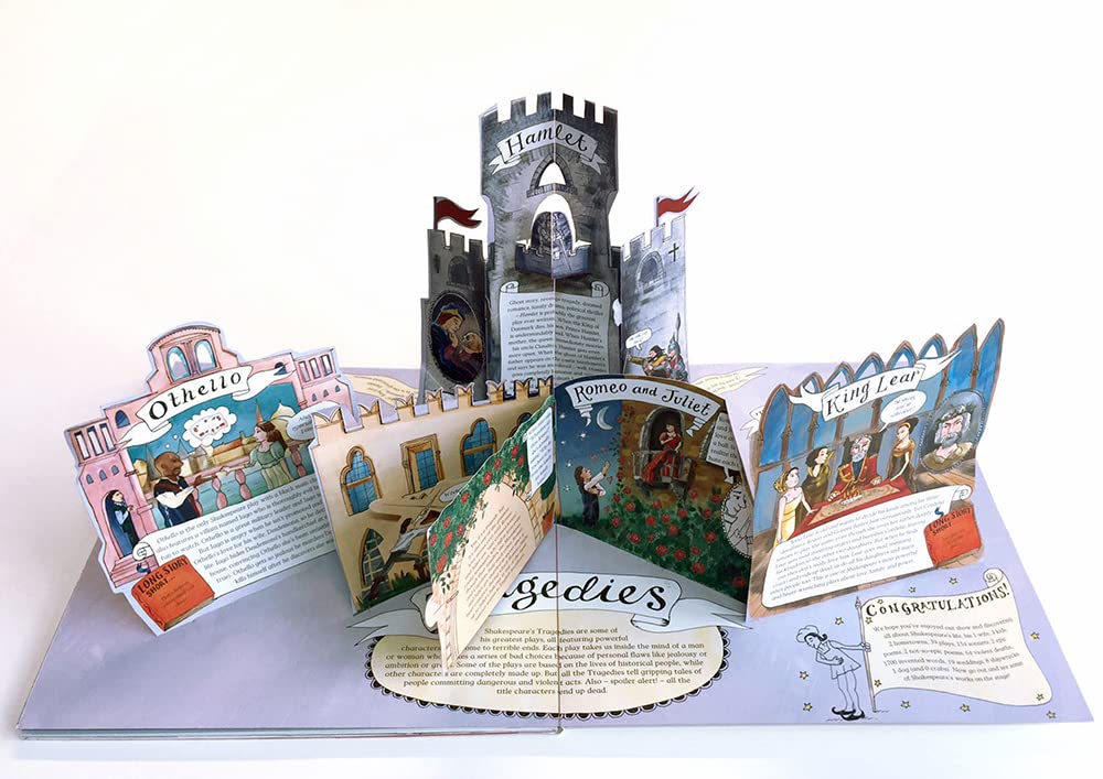 Pop-up Shakespeare: 3D Interactive Book with Every Play and Poem - Perfect for Gifts, Collectors & Classroom Learning
