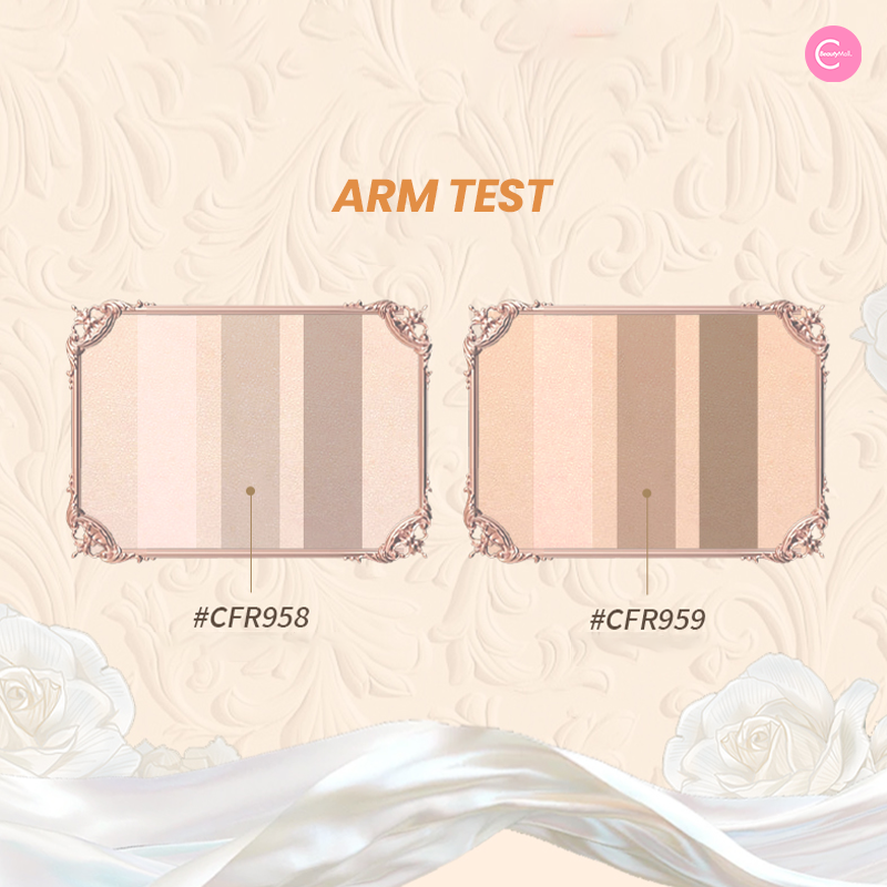 CHEERFLOR Angel Frame Contour & Highlight Palette - Professional Makeup Kit for Face Sculpting & Glow - Perfect for Bridal, Photoshoot & Evening Makeup Looks