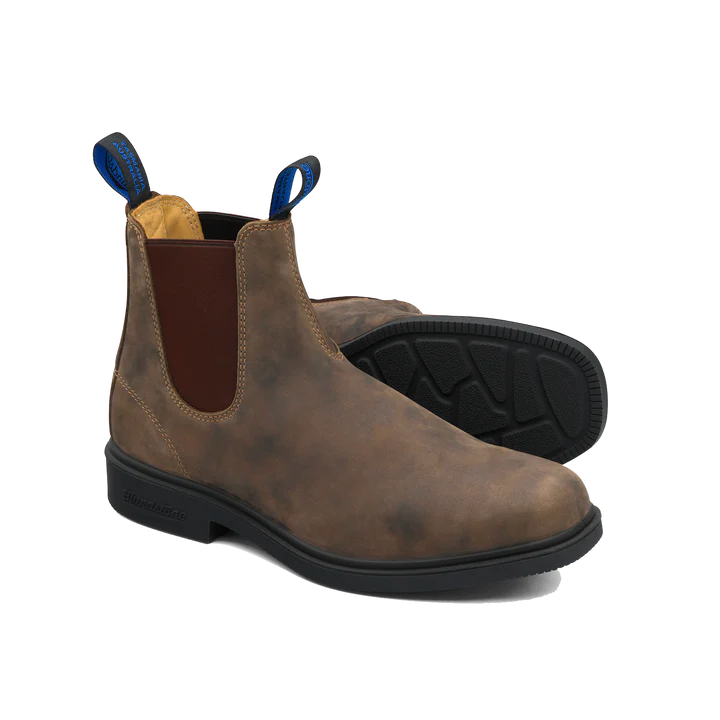 Blundstone 1391 Winter Thermal Boots - Rustic Brown Leather Chelsea Boots for Men & Women | Waterproof, Insulated for Cold Weather, Hiking & Outdoor Activities