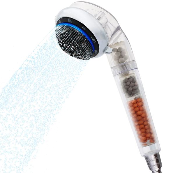 Luxury Silk Soft Shower Head - High Pressure Rainfall Showerhead with 6 Spray Modes for Spa-Like Bathroom Experience | Perfect for Relaxation, Skin & Hair Care