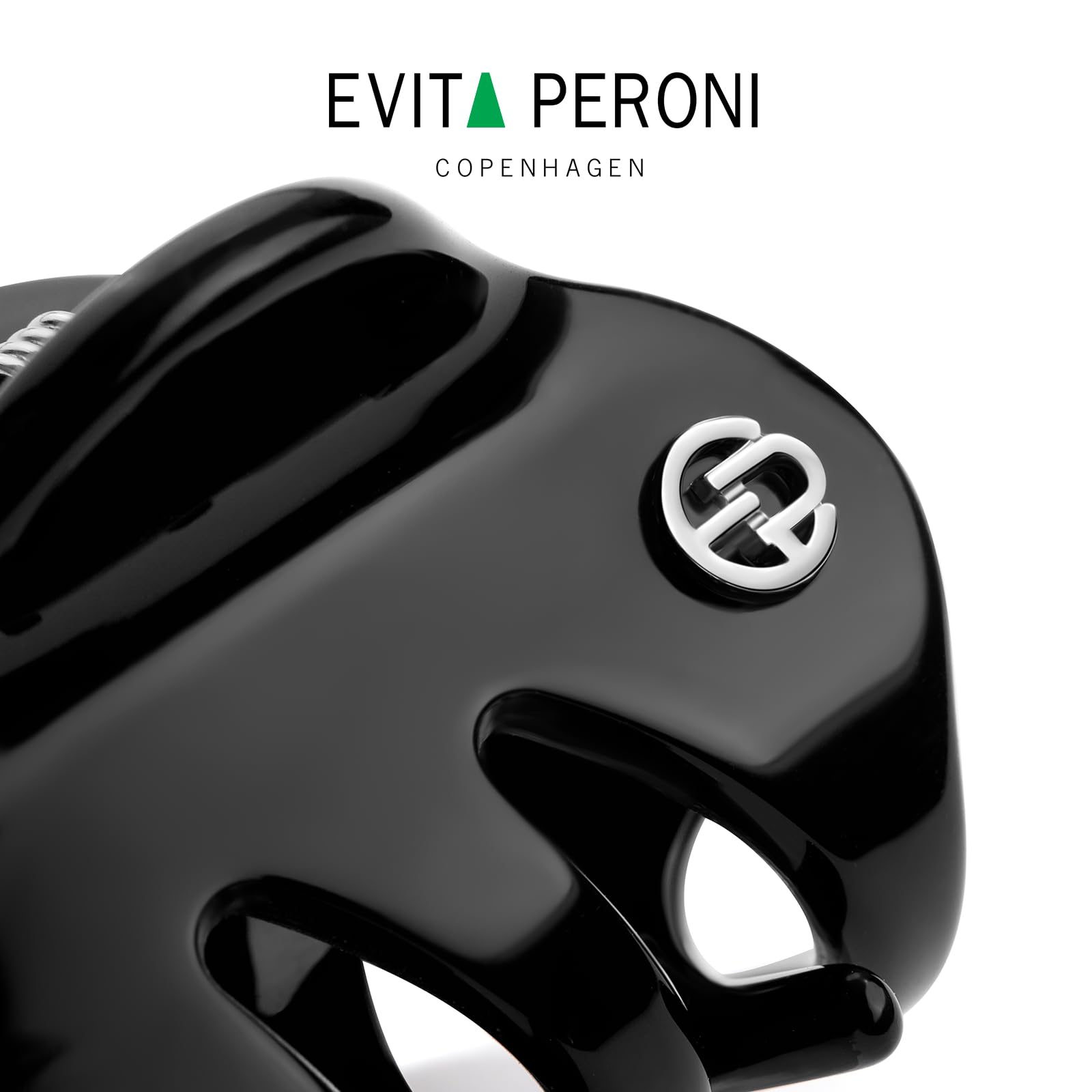 EVITA PERONI Small Claw Hair Clip Set - Colorful Mini Acetate Hair Clips for Women & Girls - Perfect for Ponytails, Buns & Everyday Hairstyles