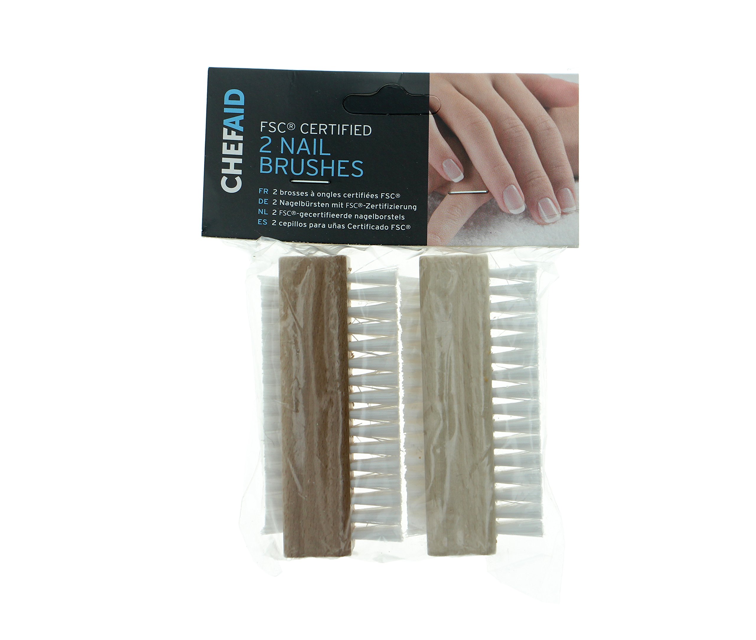 Premium Wooden Nail Brushes for Natural Cleaning - Exfoliating & Massaging Hand Care Tool - Perfect for Manicures, Pedicures & Home Spa Treatments