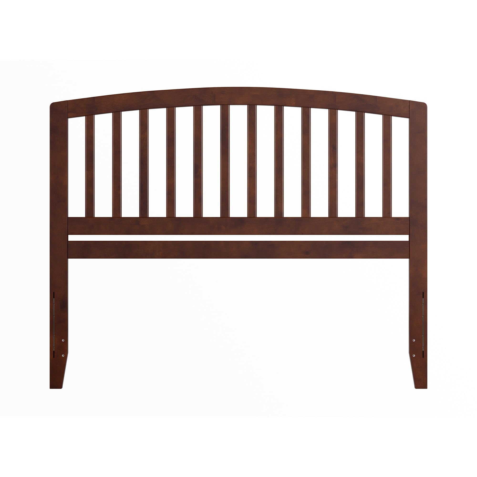 AFI Richmond Queen Size Upholstered Headboard with USB Charging Ports - Walnut Finish for Bedroom Decor & Modern Home Furniture