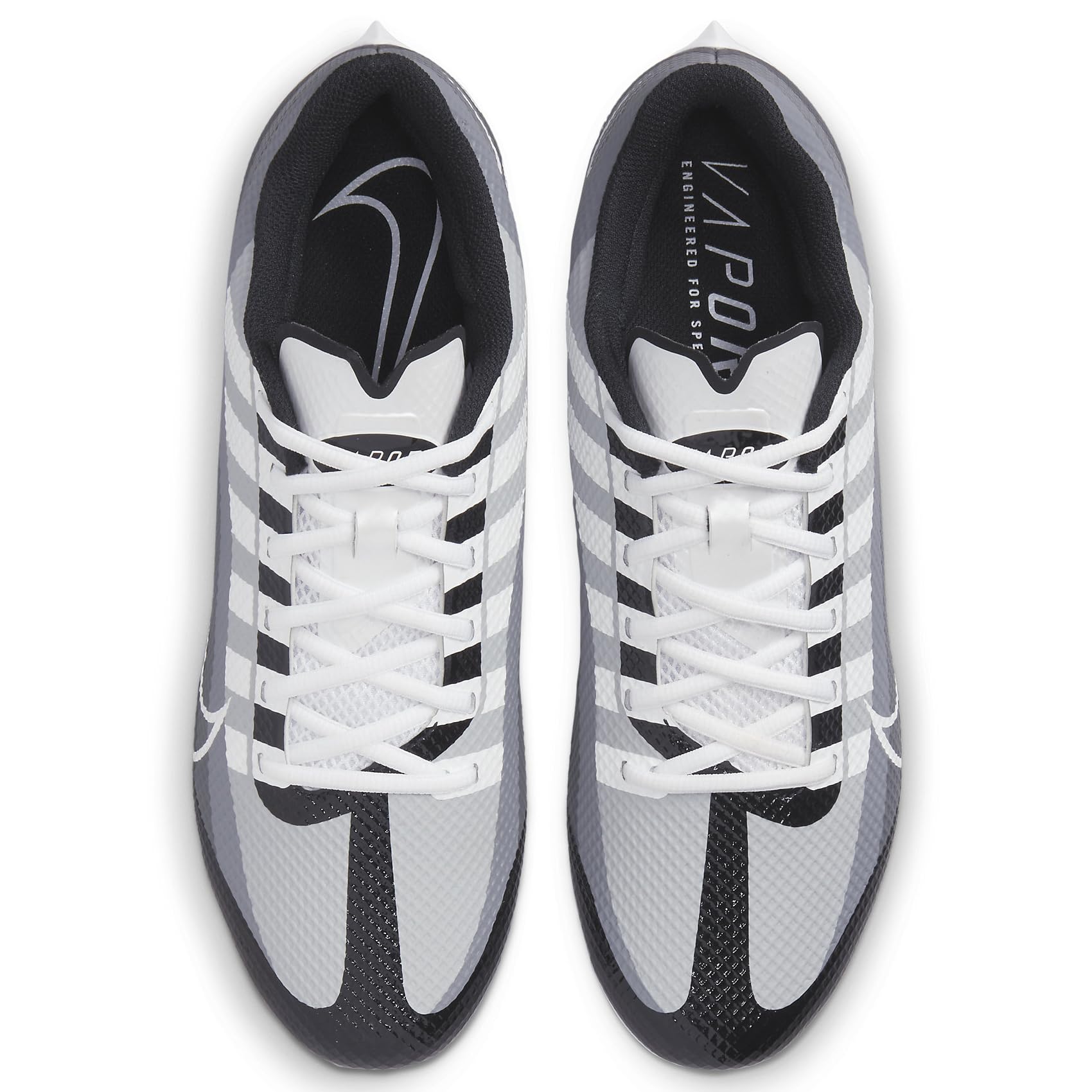 Nike Men's Vapor Edge Team Football Cleats - White/Wolf Grey - Size 13-13.5 | Lightweight Soccer Cleats for Artificial Turf & Grass | Perfect for Training & Competitive Matches