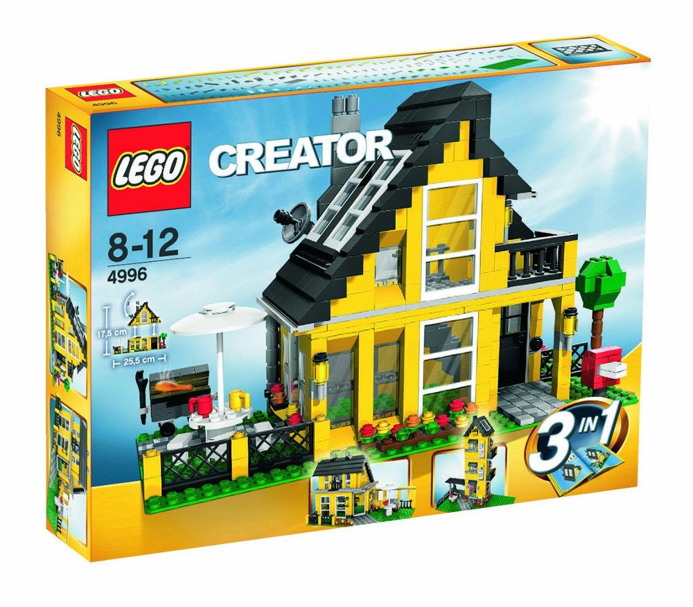 LEGO Creator 4996 Cottage Building Set - Japanese Import - Creative Construction Toy for Kids & Adults - Perfect for Home Decor, Gift Giving & Collectors