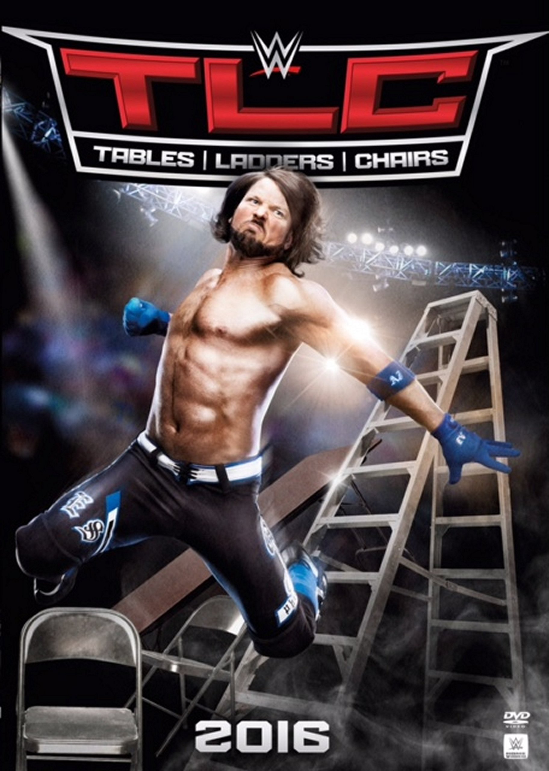 WWE TLC: Tables, Ladders and Chairs 2016 DVD - WWE Pay-Per-View Event, Extreme Wrestling Action - Perfect for WWE Fans and Collectors | Watch at Home Parties or Wrestling Events
