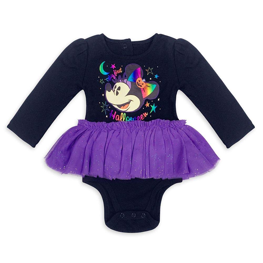 Disney Minnie Mouse Halloween Costume Bodysuit with Tutu for Baby Girls - Cute Outfit for Trick or Treat, Photoshoot & Holiday Parties