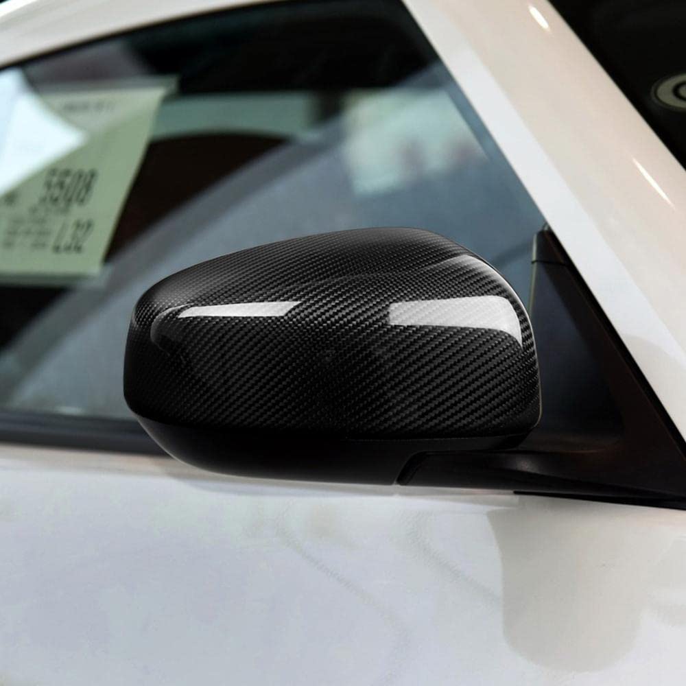 Carbon Fiber Mirror Cap Covers for 2009-2020 Nissan 370Z Z34 - Lightweight & Stylish Replacement Accessories (Pair) - Perfect for Car Enthusiasts & Custom Builds