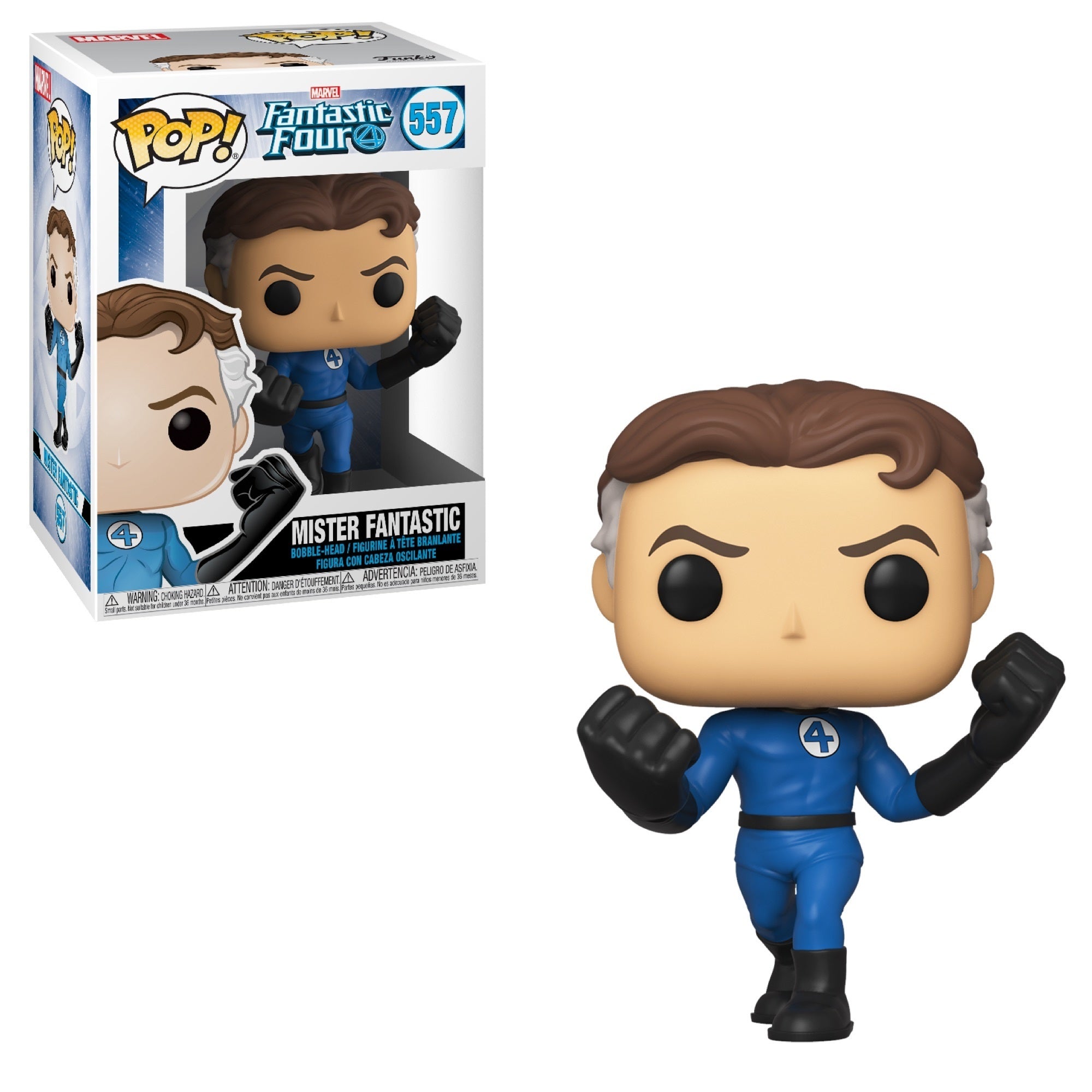 Fantastic Four #557 - Mister Fantastic Action Figure | Collectible Marvel Comics Superhero Toy for Fans & Gifts | Display, Cosplay & Role-Play Scenes