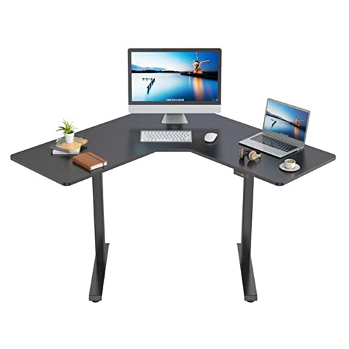 Adjustable L-Shaped Electric Standing Desk for Home Office & Gaming