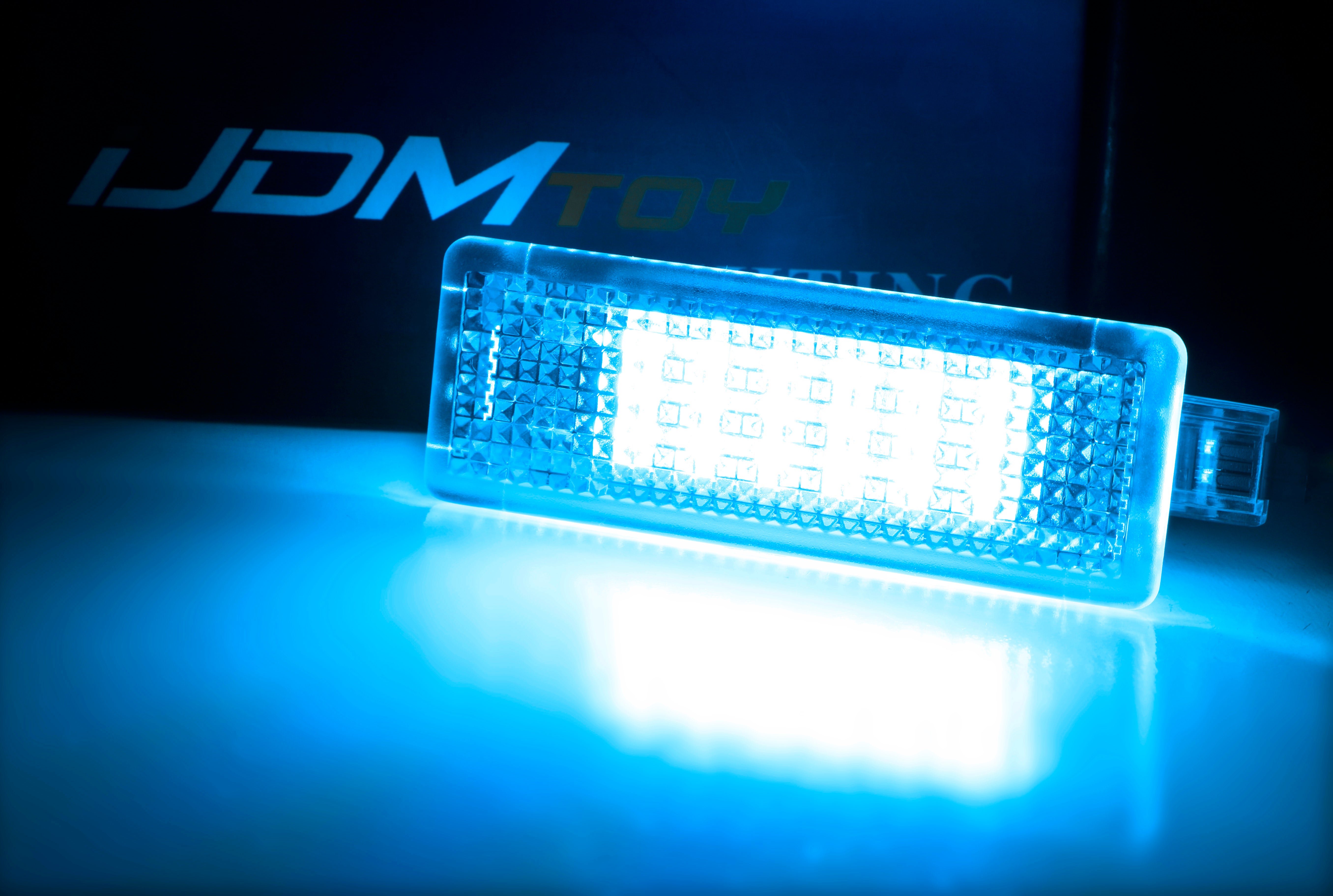 2W Ice Blue Full LED Trunk Cargo Area Light for Ford Mustang Fusion Escape Focus - Upgrade Your Vehicle Lighting for Nighttime Visibility & Style