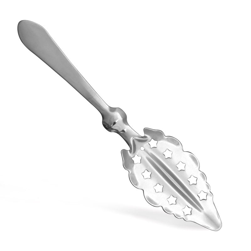 Premium Absinthe Spoon with Scalloped Design - Perfect for Traditional Absinthe Dripping & Rituals | Barware & Home Cocktail Accessories