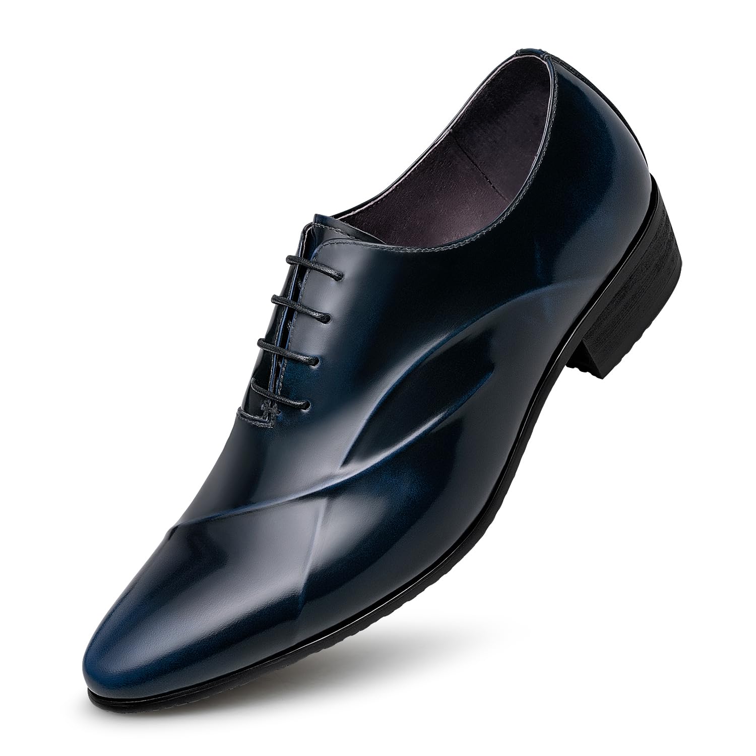 ZRO Men's Lace Up Formal Modern Oxford Dress Shoes - Comfortable Business & Wedding Shoes for Professional Office Work & Special Occasions