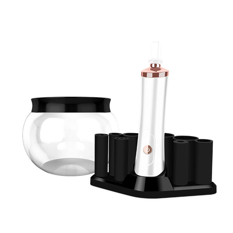 Electric Makeup Brush Cleaner - Automatic Scrubber for Cosmetics Brushes - Perfect for Home & Salon Use