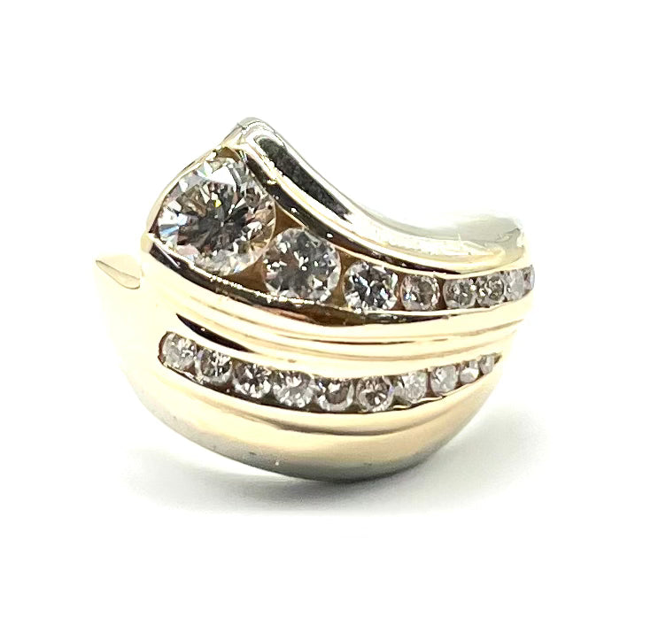 1.25 Carat Diamond Fashion Ring for Women - Elegant & Stylish Wedding, Engagement, Anniversary Jewelry Gift