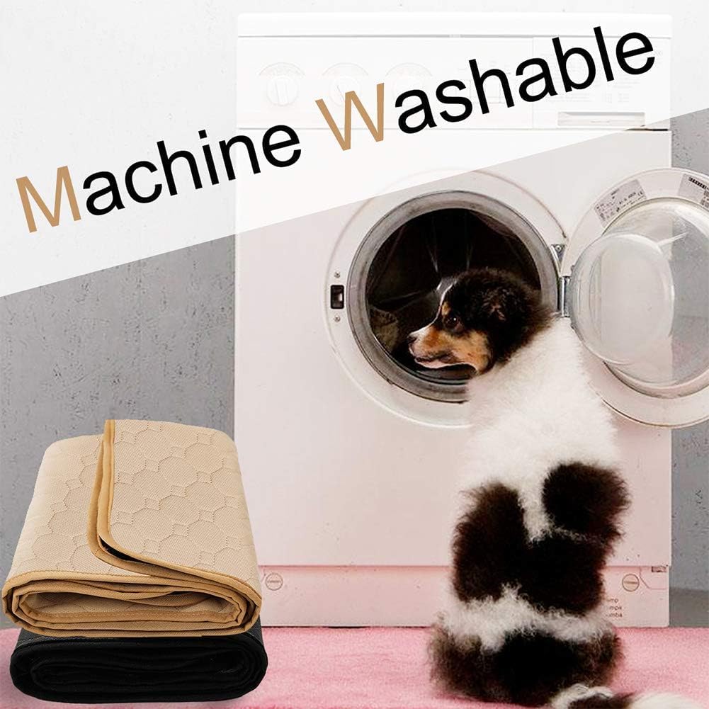 IDOMIK Reusable Washable Dog Training Pads - Non-Slip Silicone Mat with Leak-Proof Tray for Puppy Potty Training | Indoor Kennel & Crate Protection | Perfect for Housebreaking, Floor Safety & Pet Hygiene