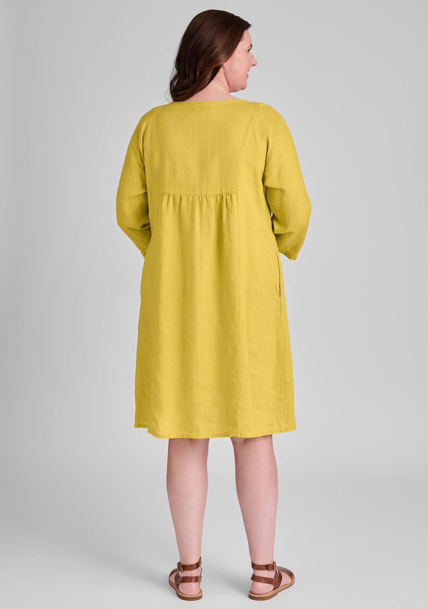 Happy Gathers Dress - Linen Shift Dress for Women | Summer Casual Boho Style | Perfect for Beach, Vacation & Everyday Wear