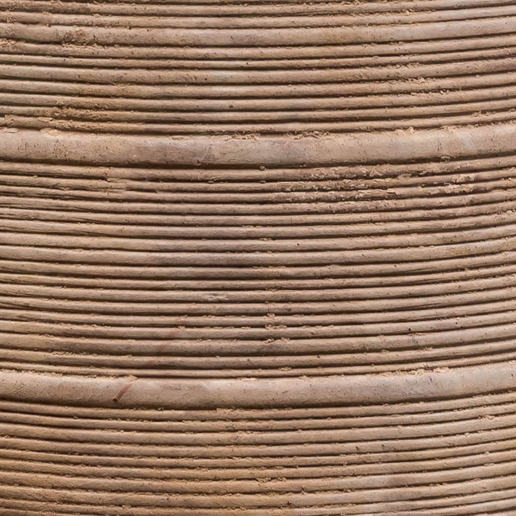 Campania International Madera Tall Planter Set of 2 - Antico Terra Cotta Flower Pots for Indoor/Outdoor Plants, Home & Garden Decor, Patio, Balcony, and Living Room Decorations