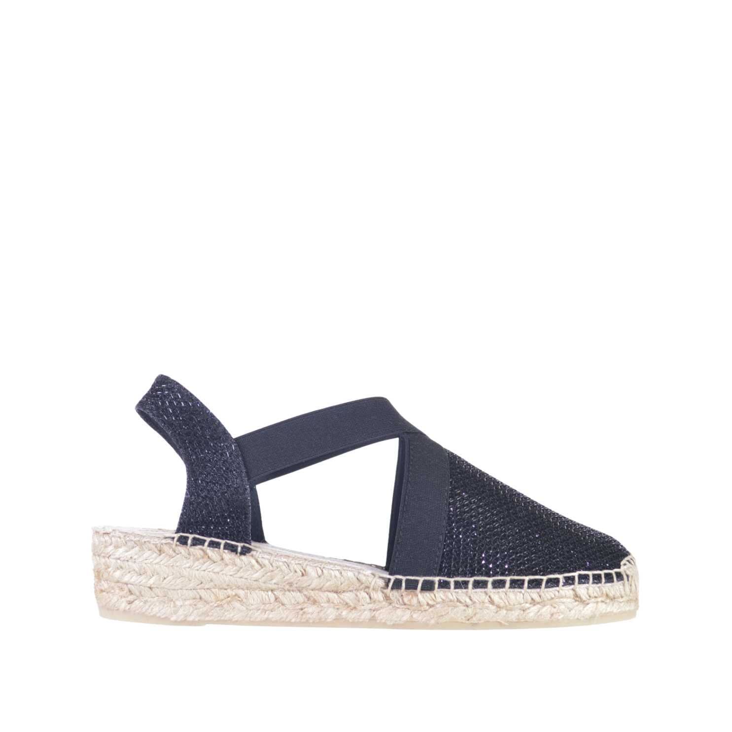 Women's Metallic Cotton Blend Wedge Espadrille Sandals - Velino S | Comfortable Summer Shoes for Beach, Vacation & Casual Outings