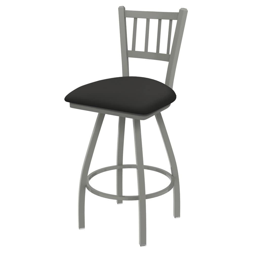 Holland Bar Stool Co. XL 810 Contessa Swivel Bar Stool with Canter Iron Frame - Adjustable Height Counter Stool for Kitchen Island, Bar, Pub & Restaurant Seating
