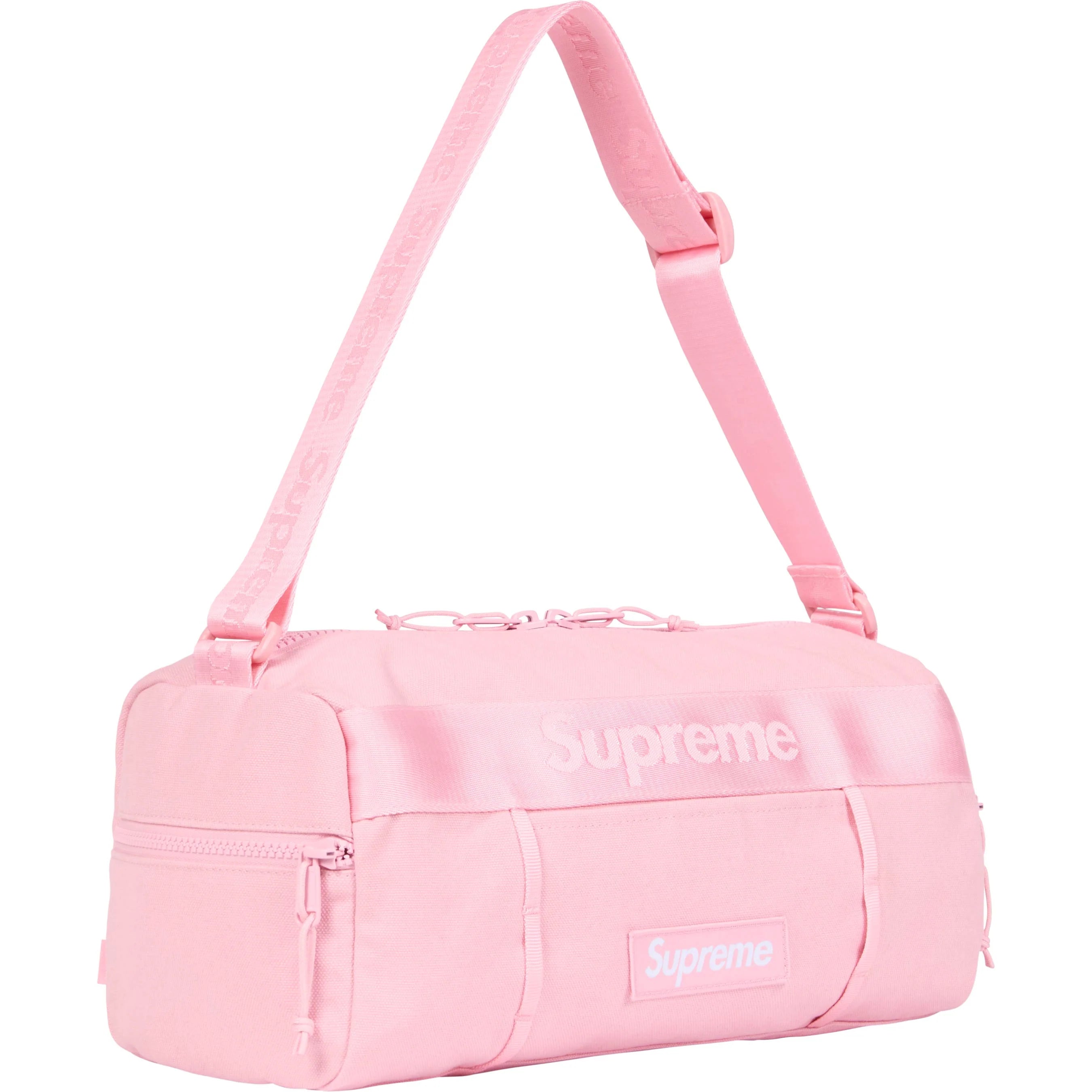 Supreme SS25 Utility Bag Light Pink - Durable Crossbody Bag for Women & Men - Perfect for Travel, Gym, and Everyday Use