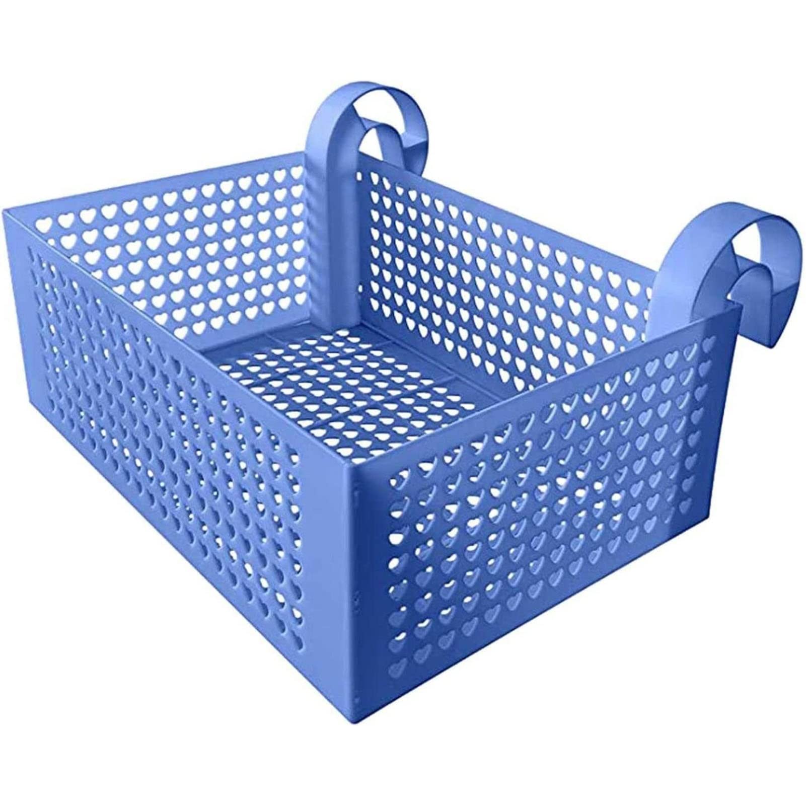 **Poolside Storage Basket - Removable Hanging Organizer for Framed & Above Ground Swimming Pools | Cup Holder, Accessories Container | Perfect for Towels, Toys & Drinks by the Pool**