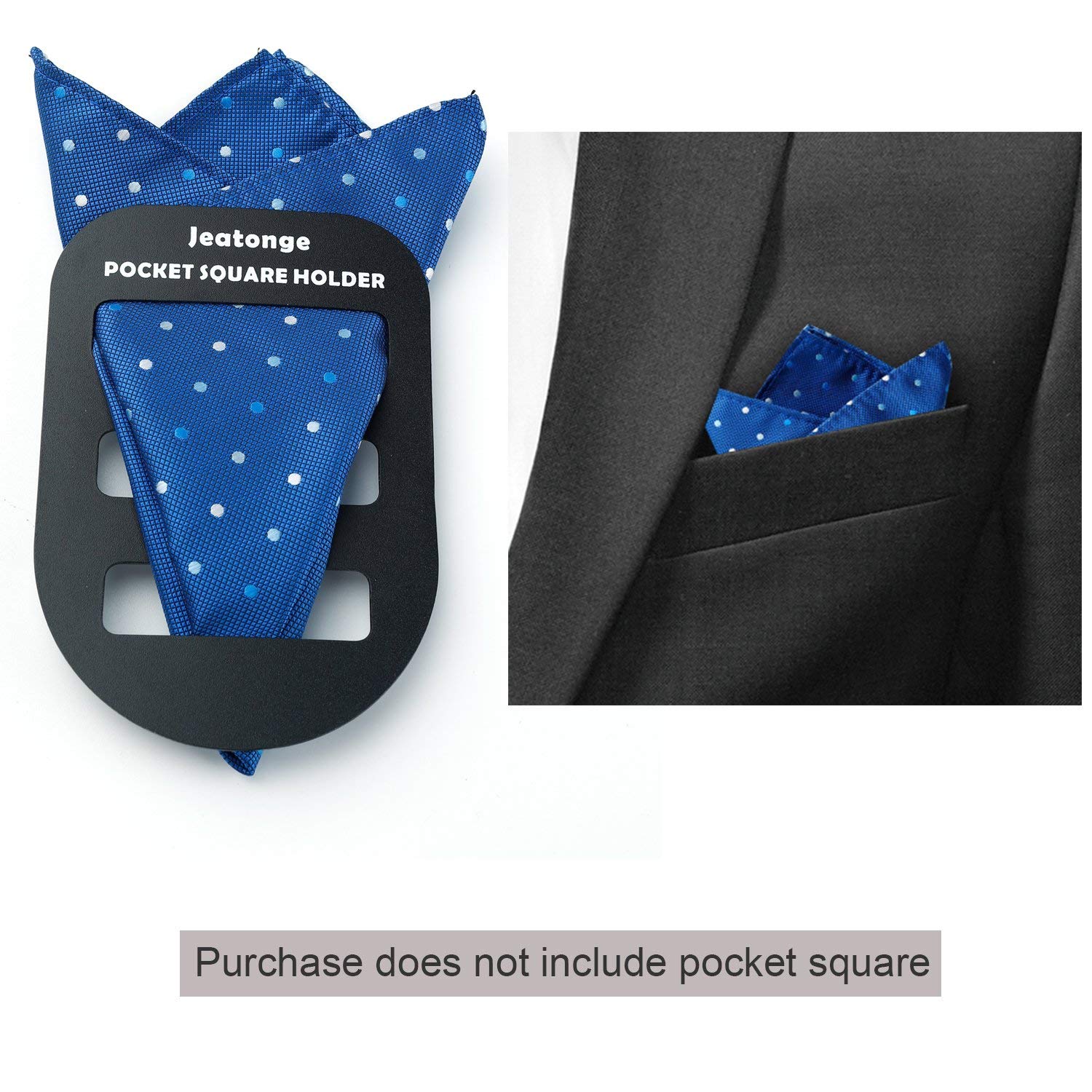 Premium Pocket Square Holder Organizer for Men - Prefolded Silk Pocket Squares & Storage Case - Perfect for Weddings, Business Meetings & Formal Events