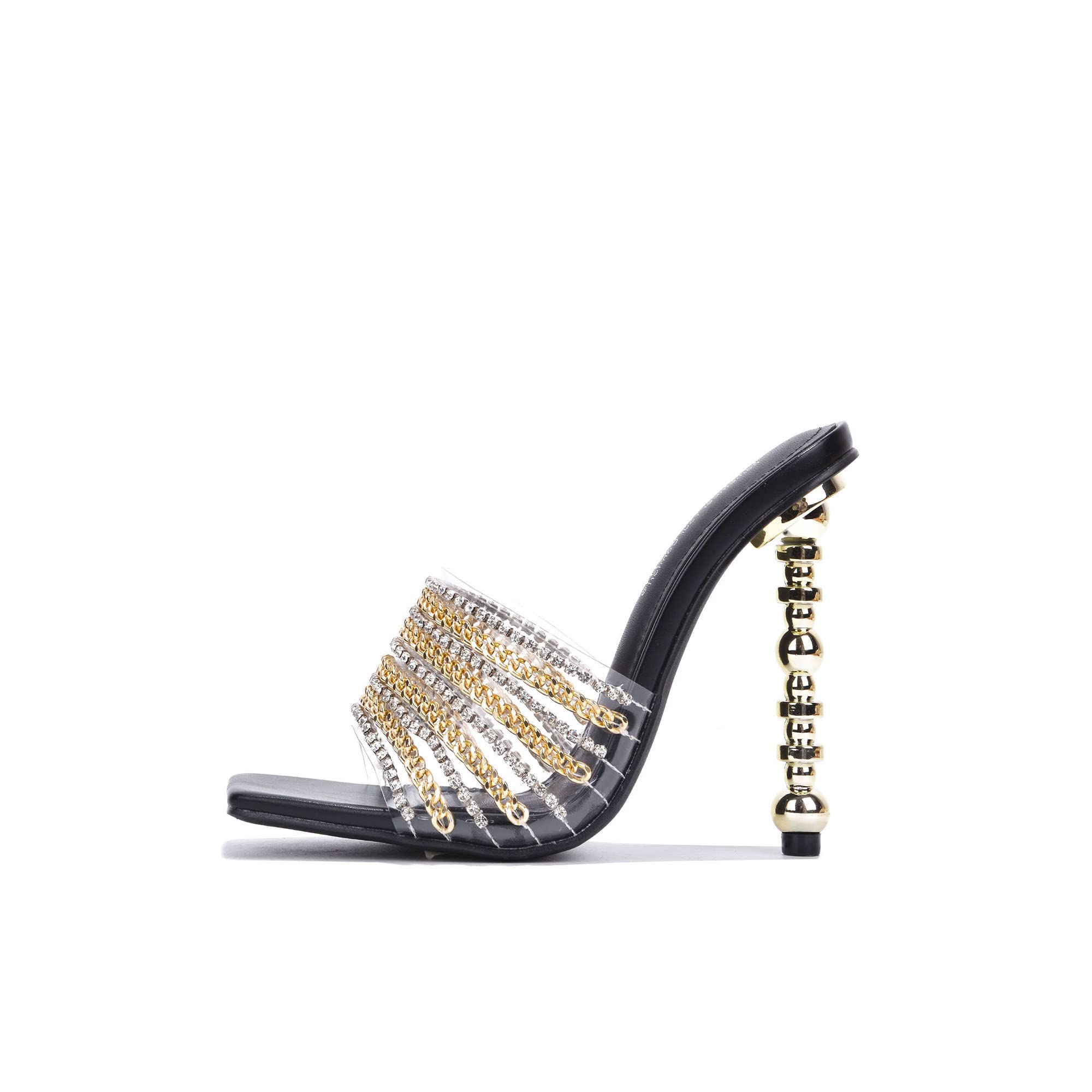 Cape Robbin Catana Women's Sexy Square Open Toe High Heels - Elegant Party Pumps for Night Out, Club, Wedding & Special Occasions
