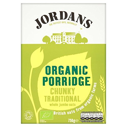 Organic Porridge Oats 750g - Premium Rolled Oats for Healthy Breakfast, Baking & Smoothies - Gluten-Free Whole Grain Oatmeal for Energy Boost - Perfect for Overnight Oats, Cookies & Weight Loss