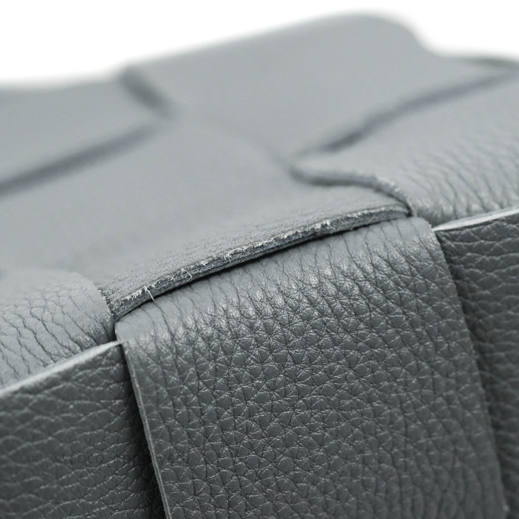 Bottega Veneta Cassette Shoulder Bag in Thunder Grey - Intreccio Woven Grained Calfskin Leather with Gold Hardware | Luxury Crossbody Purse for Women, Perfect for Date Night & Evening Events