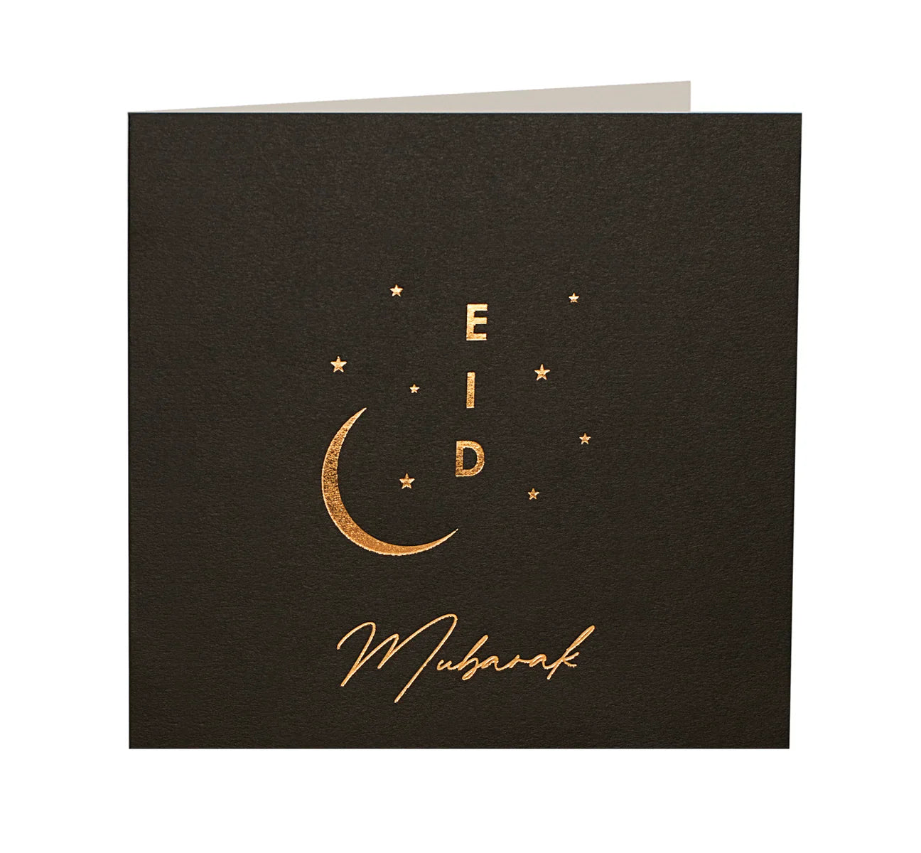 Eid Mubarak Gold Foil Greeting Cards - 24 Pack Elegant Black Islamic Festival Cards for Eid al-Fitr & Eid al-Adha - Perfect for Family, Friends & Muslim Community Celebrations