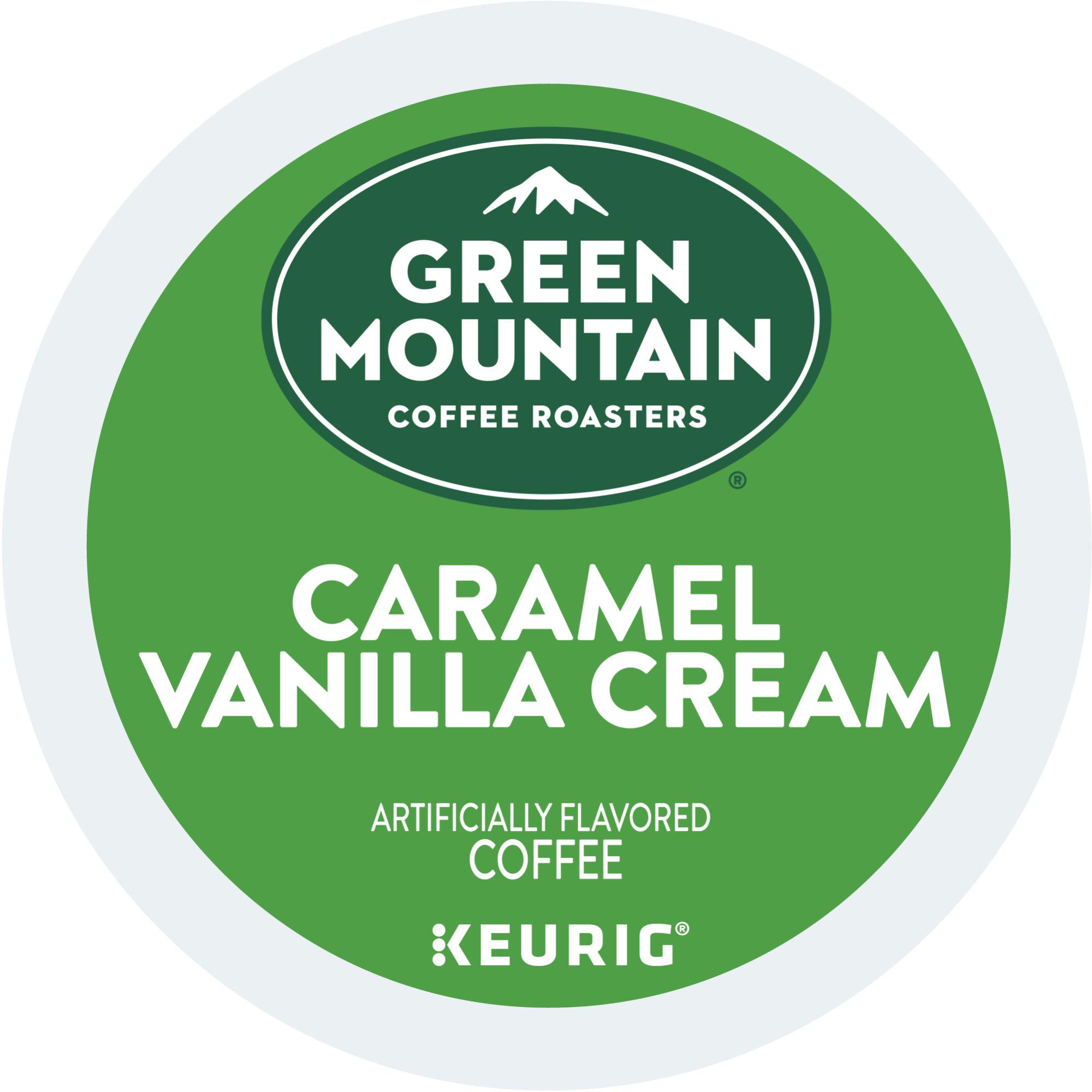 Green Mountain Coffee Roasters Caramel Vanilla Cream Light Roast K-Cup Pods - 96 Count for Keurig Single-Serve Brewers | Perfect for Morning Coffee & Office Break