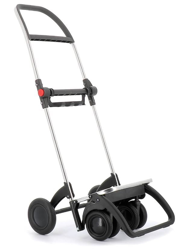 Rolser I Max MF 4 Wheel Foldable Shopping Cart with 2 Swivel Wheels - Lightweight Grocery Trolley for Supermarket, Shopping Mall & Outdoor Market Use