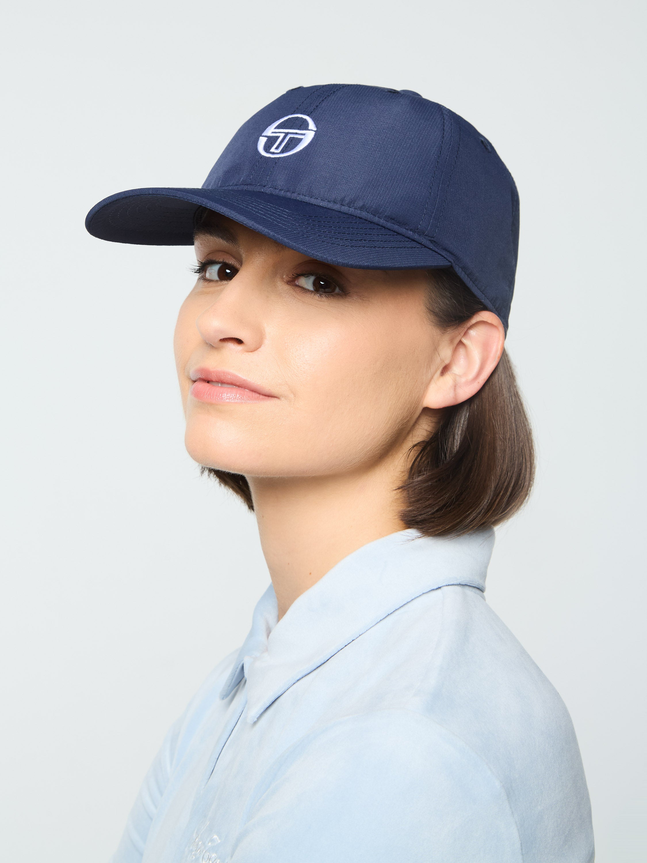 Stylish Court Hat in Maritime Blue - Perfect for Tennis, Golf, and Outdoor Sports Activities