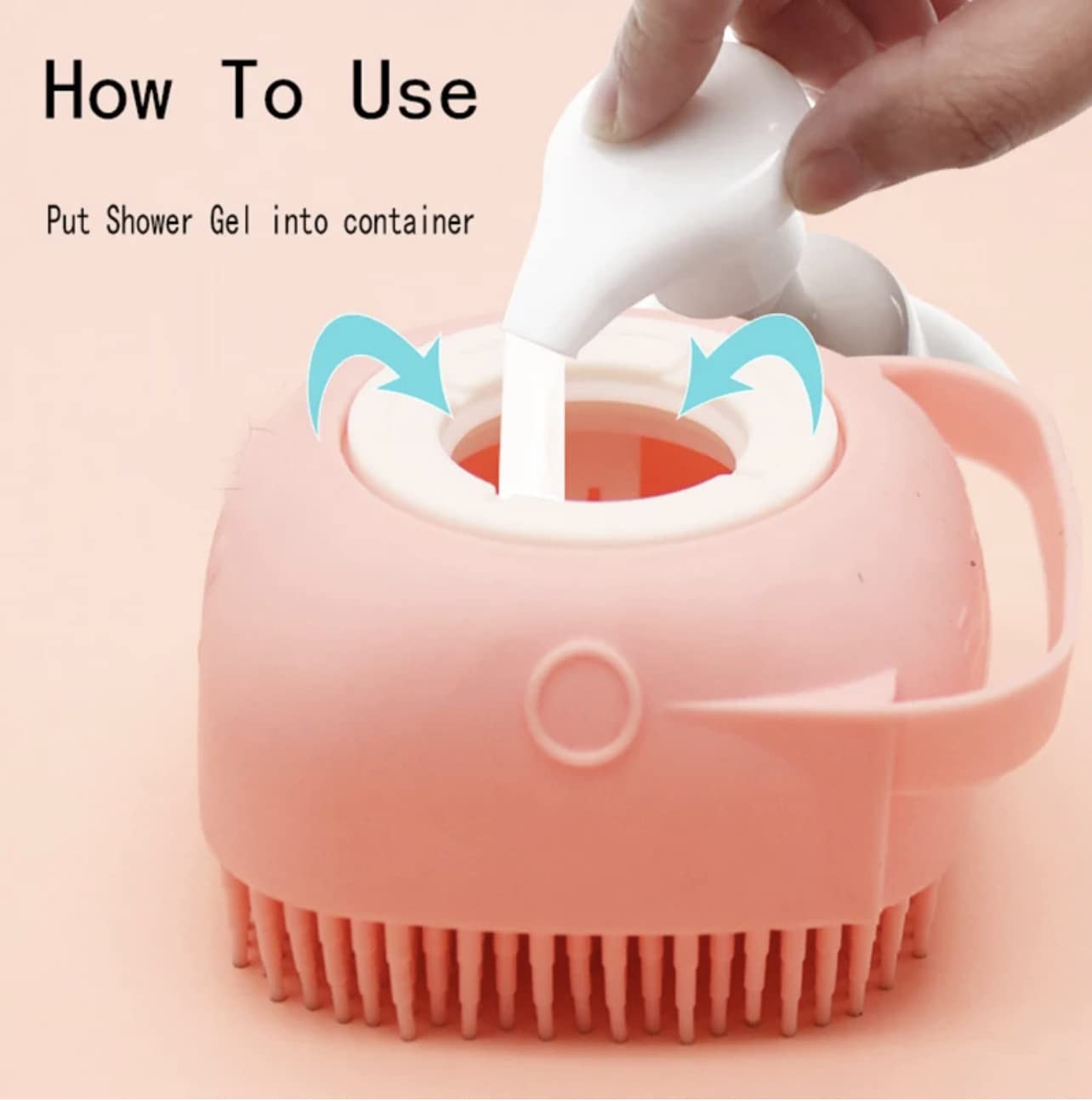 Premium Silicone Body Scrubber & Massager for Shower & Bath - Exfoliating & Relaxing Skin Care Tool for Smooth & Glowing Skin